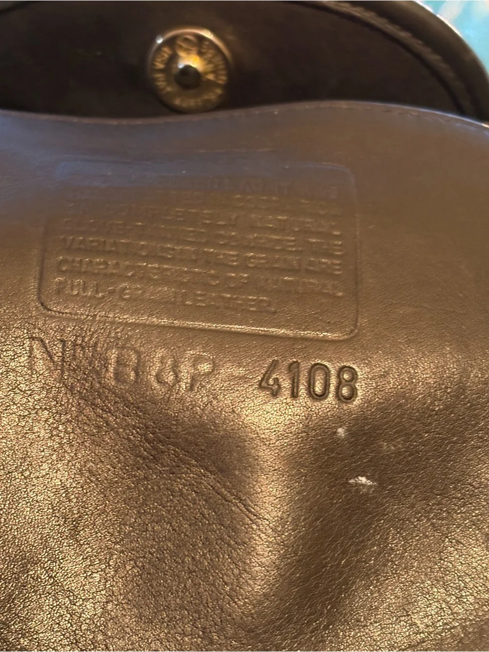 vintage 1990s Coach Soho small flap crossbody bag leather